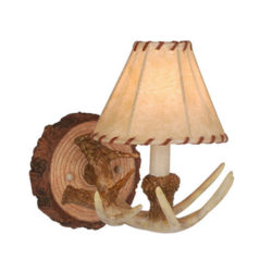 Faux Antler 1 Light Wall Sconce