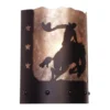 Bronco Rider Wall Sconce