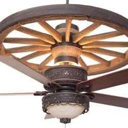 Cheyenne Wagon Wheel Ceiling Fan