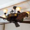 Copper Canyon Rancher Chandelier Ceiling Fan- Kiva Select