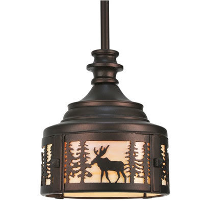 Moose at Dawn Pendant