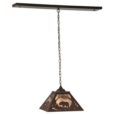 Meyda Bear Square Pendant Light