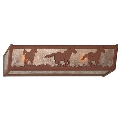 Rustic Wild Horse Bath Vanity
