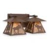 Moose Cascade Double Lantern Bath Vanity