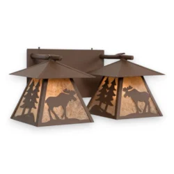 Moose Cascade Double Lantern Bath Vanity