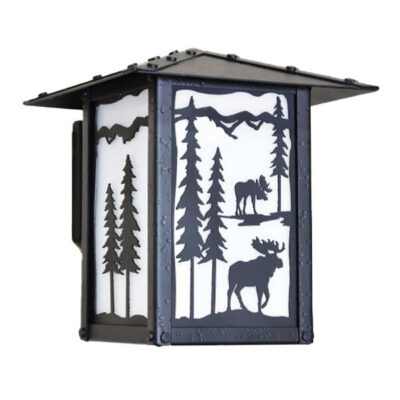 Copper Canyon L24 Rustic Moose Lantern