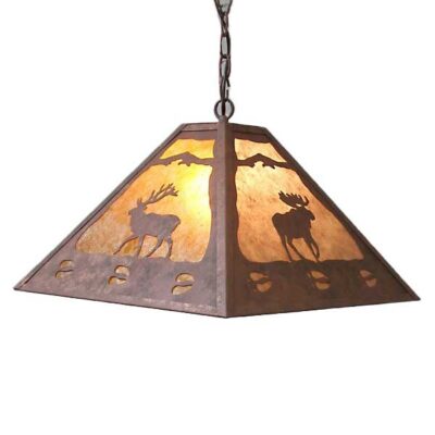 Copper Canyon PEM150 Square Rustic Pendant
