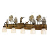 Meyda Quail Hunter w/Dog 5 Light Bath Vanity