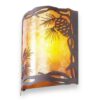 PINE CONE TIMBER RIDGE SCONCE