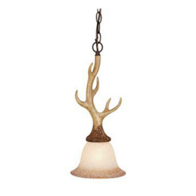 Vaxcel Faux Antler Pendant