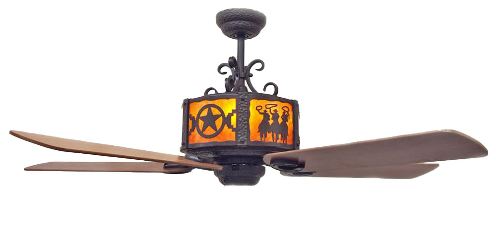 Copper Canyon Craftsman Western Ceiling, Western Ceiling Fans With Lights