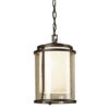 Dark Smoke Finish - Seeded Glass with Opal Diffuser