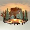 Woodcrest Wildlife Ceiling Light Series