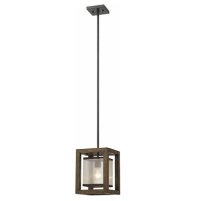 Cal Lighting Mission 1 Light Mini Pendant