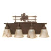Copper Canyon BF600 Western and Ranch Bathroom Vanity Light