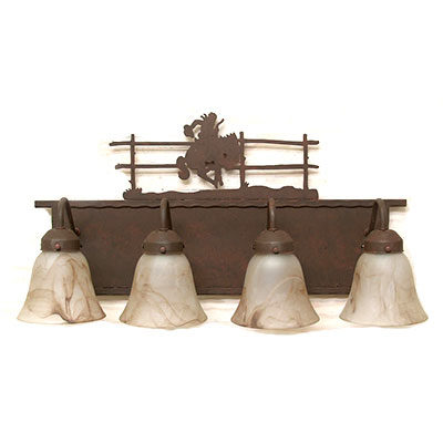Copper Canyon BF600 Western and Ranch Bathroom Vanity Light