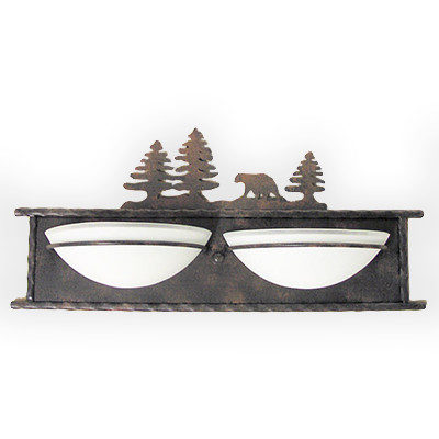 BF600 Lodge and Cabin Bathroom Vanity Light