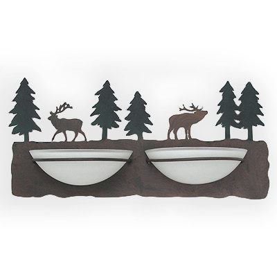 CCBF805-02-24 - Elk Design - No Background - Color C121 w/green trees