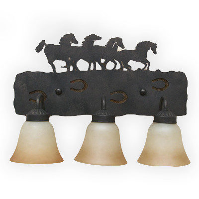 CCBF808-18 - Running Horses - No Background - Color C153 - FLG10 Glass