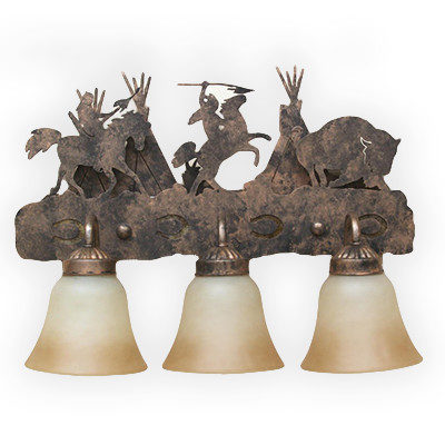 CCBF808-18 - Buffalo Hunt - Tepee Background - Color C154 - FLG10 Glass