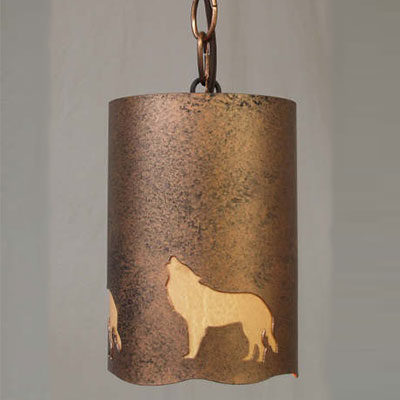 PEM1-8 - Chain - Wolf Design - Color C154 - Faux Leather Liner (no longer available)