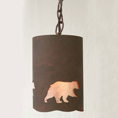 PEM1-8 - Chain - Bear Design - Color C154 - Silver Mica Liner (illuminated)