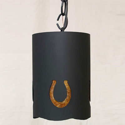 PEM1-8 - Chain - Horseshoes Design - Color C027 - Amber Mica Liner