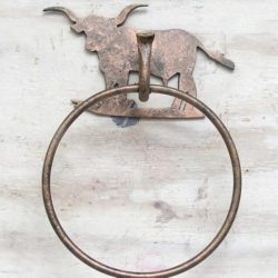 Copper Canyon Rustic Towel Rings