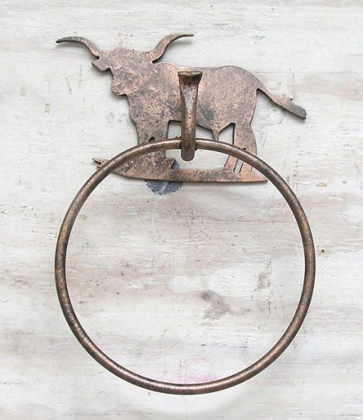 Copper Canyon Rustic Towel Rings