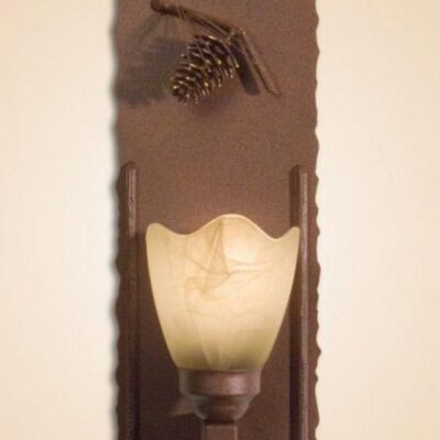 Curved Glass Wall Light