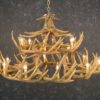 Cast Horn Designs Faux 30 Antler White Tail Chandelier