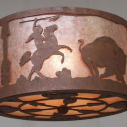 CL830 Western and Ranch Ceiling Light