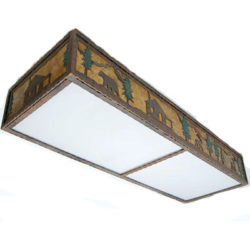 Copper Canyon FL270 Lodge and Cabin Fluorescent Ceiling Light