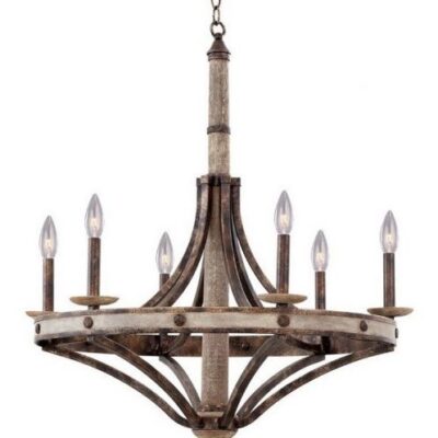 Coronado 6 Light Round Chandelier