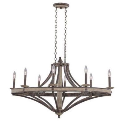 Coronado 8 Light Oval Chandelier
