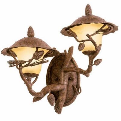 Ponderosa Outdoor 2 Light Wall Lantern
