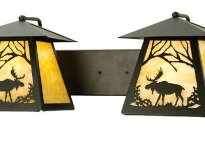 Moose at Dawn 2 Light Bath Vanity
