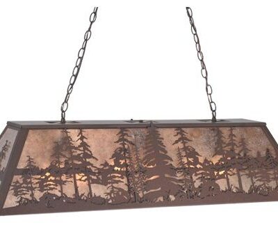 Tall Pines Oblong Island/Pool Table Light