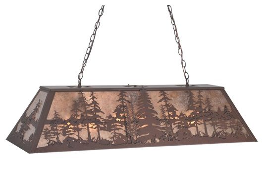 Tall Pines Oblong Island/Pool Table Light