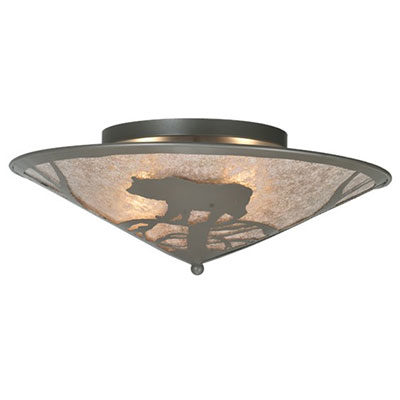 Bear on the Loose Flushmount Ceiling Light