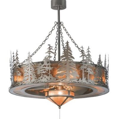 Meyda Tall Pines Chandel-Air w/Light Kit