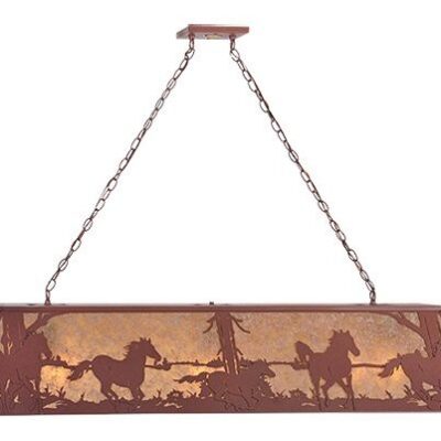 Wild Horses Oblong Island/Pool Table Light