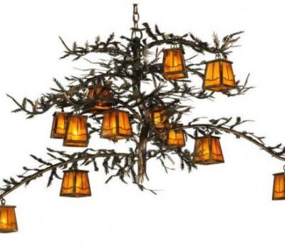 Pine Branch Valley 12 Light Chandelier