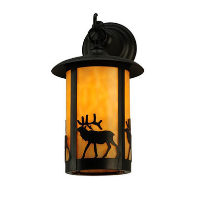 Fulton Elk Hanging Wall Sconce