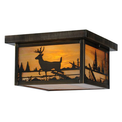 Hyde Park Deer Creek Flushmount Ceiling Light