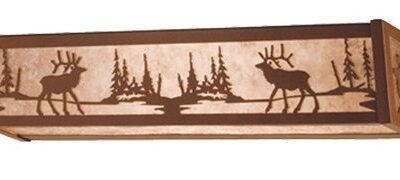 Elk at Lake Bath Vanity