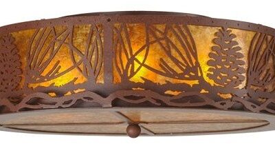 Mountain Pine Flushmount Ceiling Light