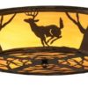 Deer on the Loose Flushmount Ceiling Light