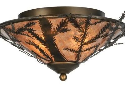 Pine Branch Flushmount Ceiling Light