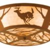 Deer on the Loose Flushmount Ceiling Light